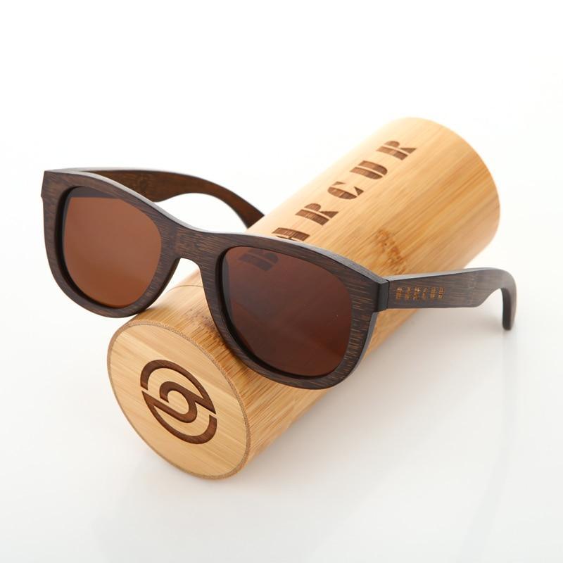 Brown Glasses Retro Wood Eyewear Bamboo Sunglasses Unisex Glasses Eyewear For Women and Men With UV400 Protection - SJB-DIAMOND ELITES