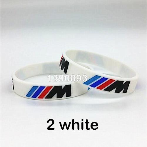 Hologram Bracelet ///M Sport M Power Black White Silicone Wristband Bangle for Auto Club Fans M3 M5 M6 3/5/7 Series - SJB-DIAMOND ELITES