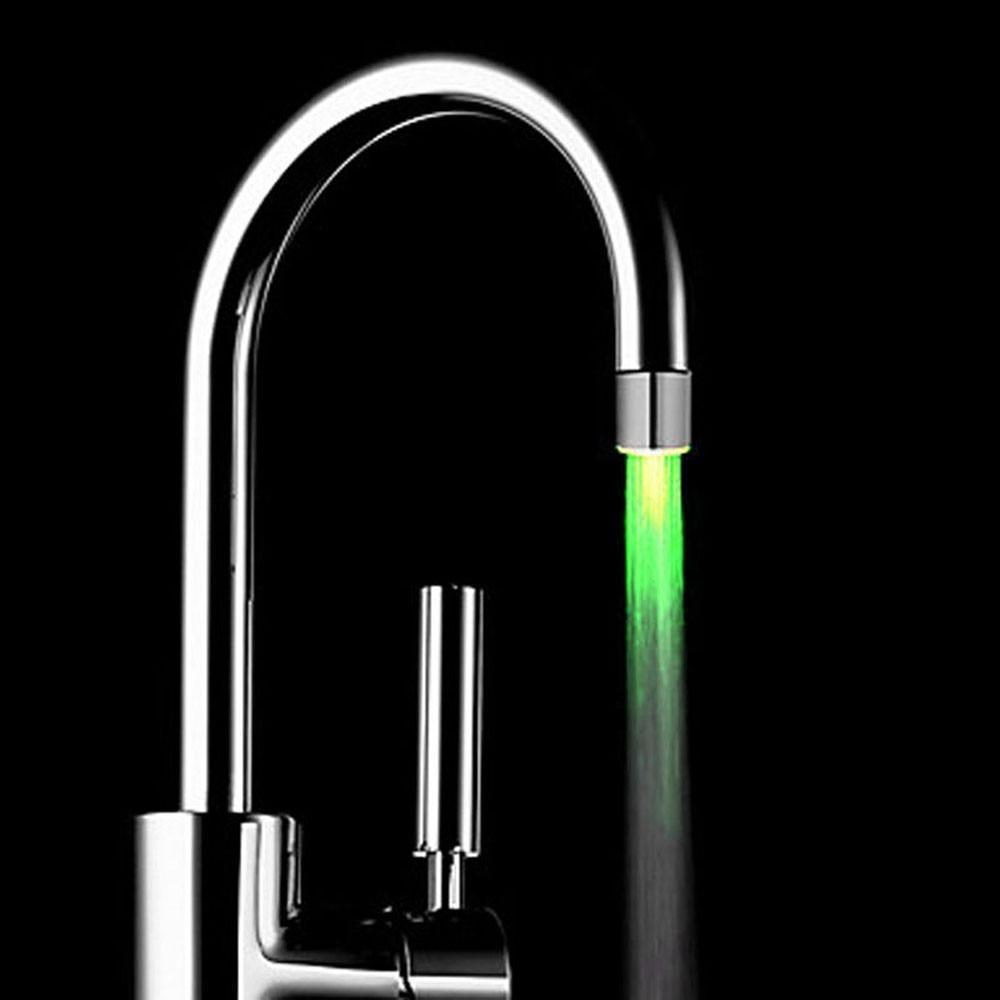 STEVVEX Home LED Water Faucet Creative LED Light Shower Head Water Romantic 7 Color Change   Home Bathroom Glow Lamps - SJB-DIAMOND ELITES
