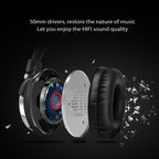 Proffesional Studio Luxury STEVVEX  Headphones Hifi Studio DJ Headphone Wired Monitor Music Gaming Headset Earphone For Phone Computer PC With Mic - SJB-DIAMOND ELITES