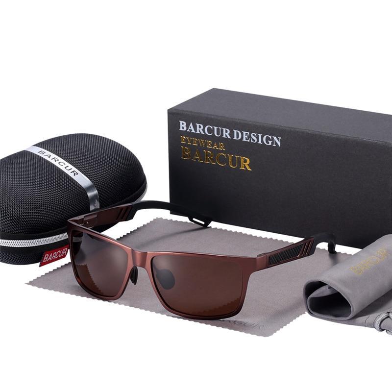 Aluminum Polarized Sunglasses Men Polarized Sun Glasses Square Eyewear For Men And Boys With UV400 Protection - SJB-DIAMOND ELITES