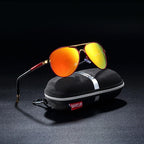 Luxury Pilot  Aviation Polarized High Quality Metal Frame  Sunglasses With UV400 Protection - SJB-DIAMOND ELITES