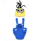 Modern Baby Cap Deer Design Handmade Crochet Deer Costume Set Knitted Hats And Toy For Girls and Boys Kids