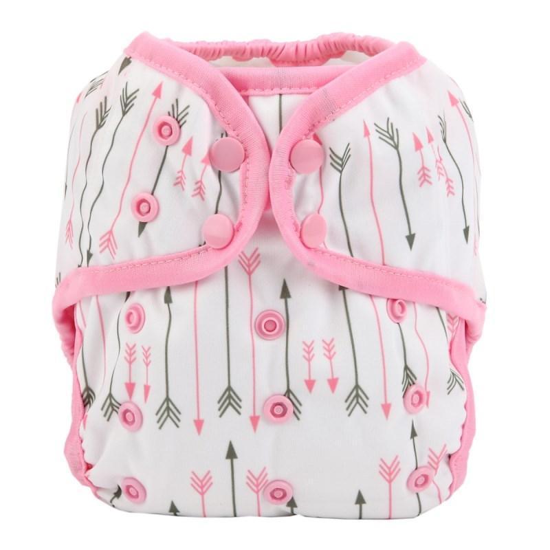 Baby Girl Pink One Size Cloth Diaper Cover Comfortable Nappy With Double Gusset Cartoon Designs Baby Boys Diapers Stevvex
