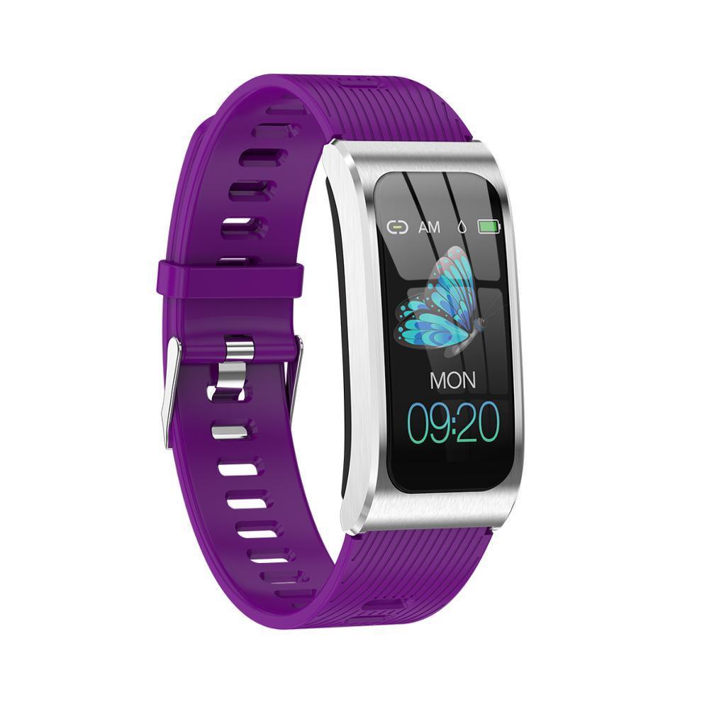 Luxury Elegant Metal And Woman Smart Watch 1.14" IP68 Waterproof With Heart Rate Stopwatch Alarm clock Fitness Tracker Swim Watch for Android IOS Operate sistem - SJB-DIAMOND ELITES
