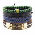 Handmade Modern Fashion New Luxury Wood Bead Charm Amazing Premium Leather Elegant Bracelet For Women - SJB-DIAMOND ELITES