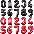 Big 32 Inch Number Foil Balloons Gold Silver Blue Digital Globos For Wedding Birthday Party Decoration In NEW Luxury Style - SJB-DIAMOND ELITES