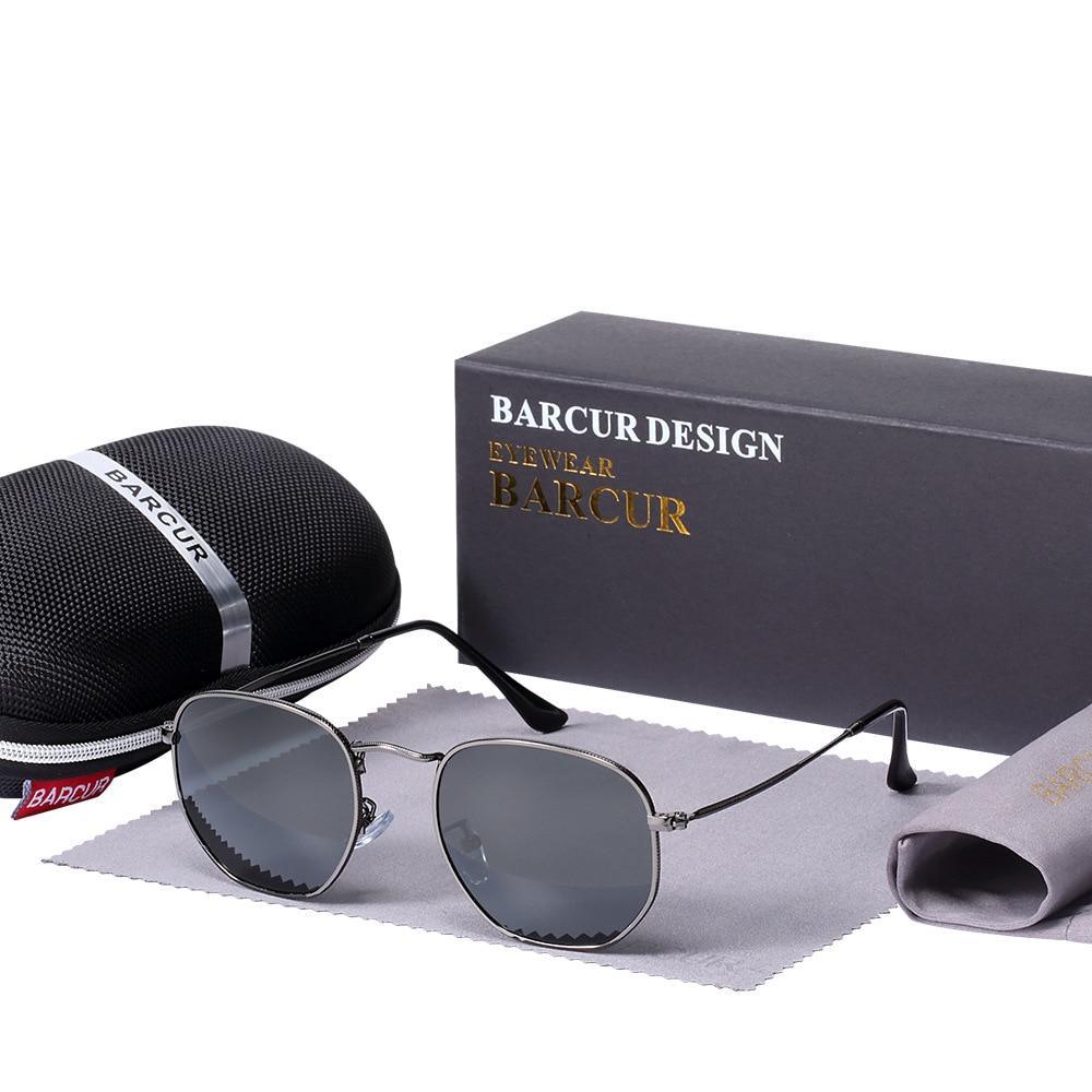 New  Luxury and Elegant Reflective Universla Sunglasses for Men and  Women Stainless Steel Frame Eyewear Mirror Hexagon Glasses With UV400 Protection - SJB-DIAMOND ELITES