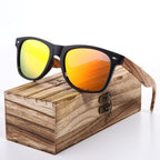 Luxury Handmade Polarized Handmade Bamboo Wood Universal Sunglasses In Zebra Wood Style  Vintage Wooden Frame Male Driving Sun Glasses Shades Gafas With Box and UV400Protection - SJB-DIAMOND ELITES