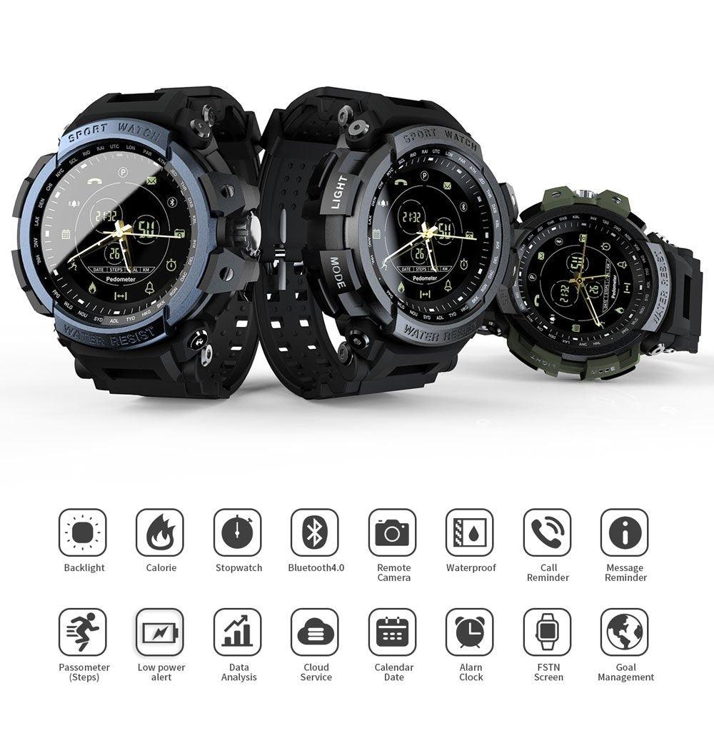 Modern Sport Smart Watch Professional 5ATM Waterproof Bluetooth Call Reminder Digital Smart Watch For ios and Android Sistems - SJB-DIAMOND ELITES