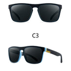 Men Polarized Sunglasses Vintage Anti-UV Driving Driver Black  Eyewear Rectangle Shades Men Oculos masculino - SJB-DIAMOND ELITES