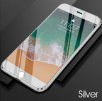 10D Curved Edge Aluminum Alloy Tempered Glass for iPhone X XS MAX 11 12 Pro Max mini 6 6S 7 8 Plus Full Cover Screen Protector  Titanium Alloy Metal Edge Full Coverage Front Tempered Glass Screen Protector for iPhone Stevvex