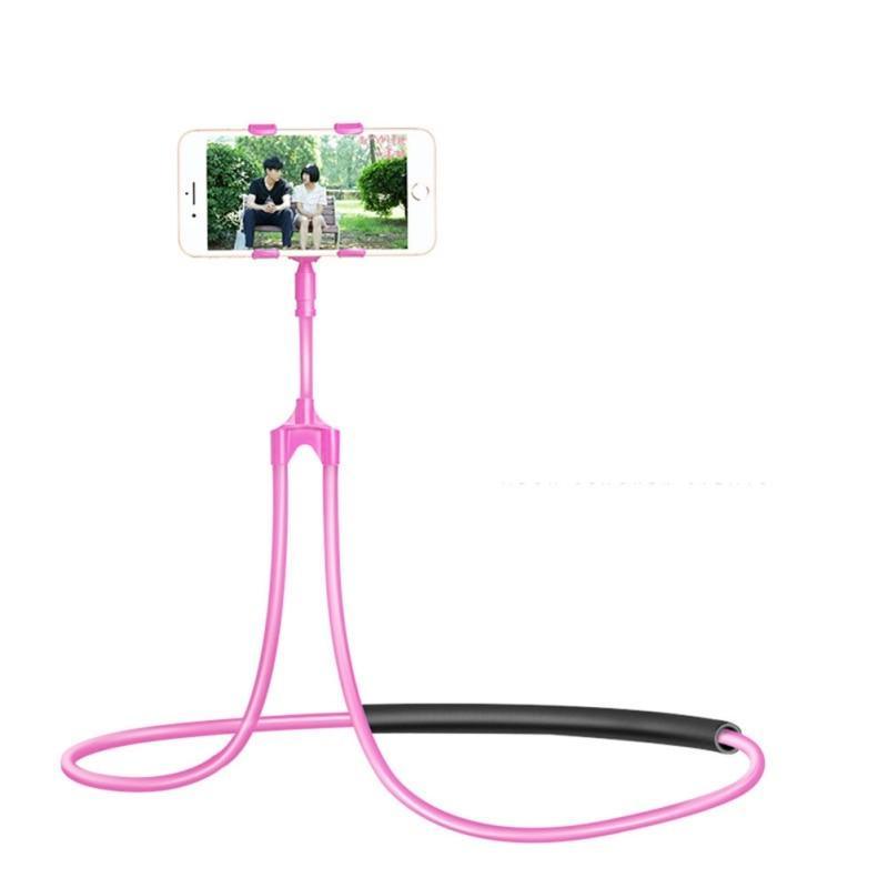 Universal Flexible Mobile Phone Holder Hanging Neck Lazy Necklace Bracket Bed 360 Degree Phones Holder Stand Stevvex
