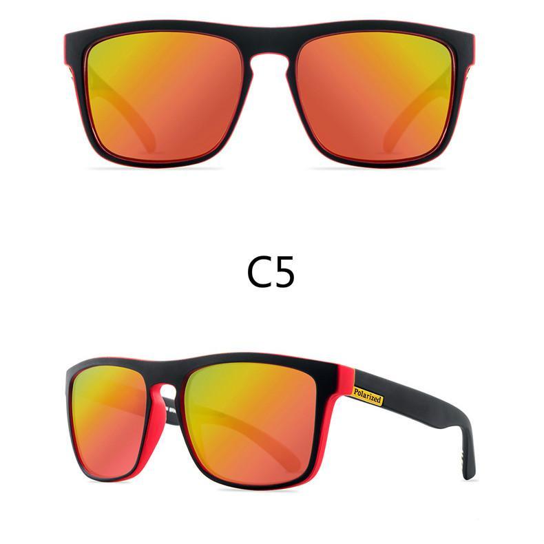 Men Polarized Sunglasses Vintage Anti-UV Driving Driver Black  Eyewear Rectangle Shades Men Oculos masculino - SJB-DIAMOND ELITES