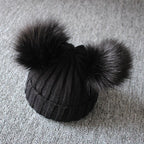 Newborn Baby Kids Girls Winter Warm Knit Hat Ball Beanie Cap  Design