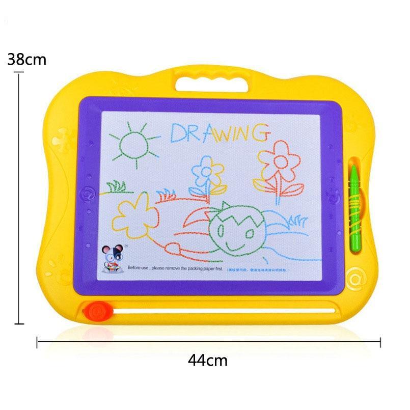 44*38cm Big Size Magnetic Drawing Graffiti Board Toys Kids Sketch Pad Doodle Cartoon Painting With Pen Toy Learning Reusable Toy - SJB-DIAMOND ELITES