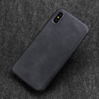 Ultra Thin Phone Cases For iPhone 13 6 7 14Plus XS Max Cover Leather Skin Soft Silicone Case For iPhone XR X 11 12 Pro Case Anti-Scratch iPhone Xs max Cover Genuine Leather iPhone Cases for iPhone