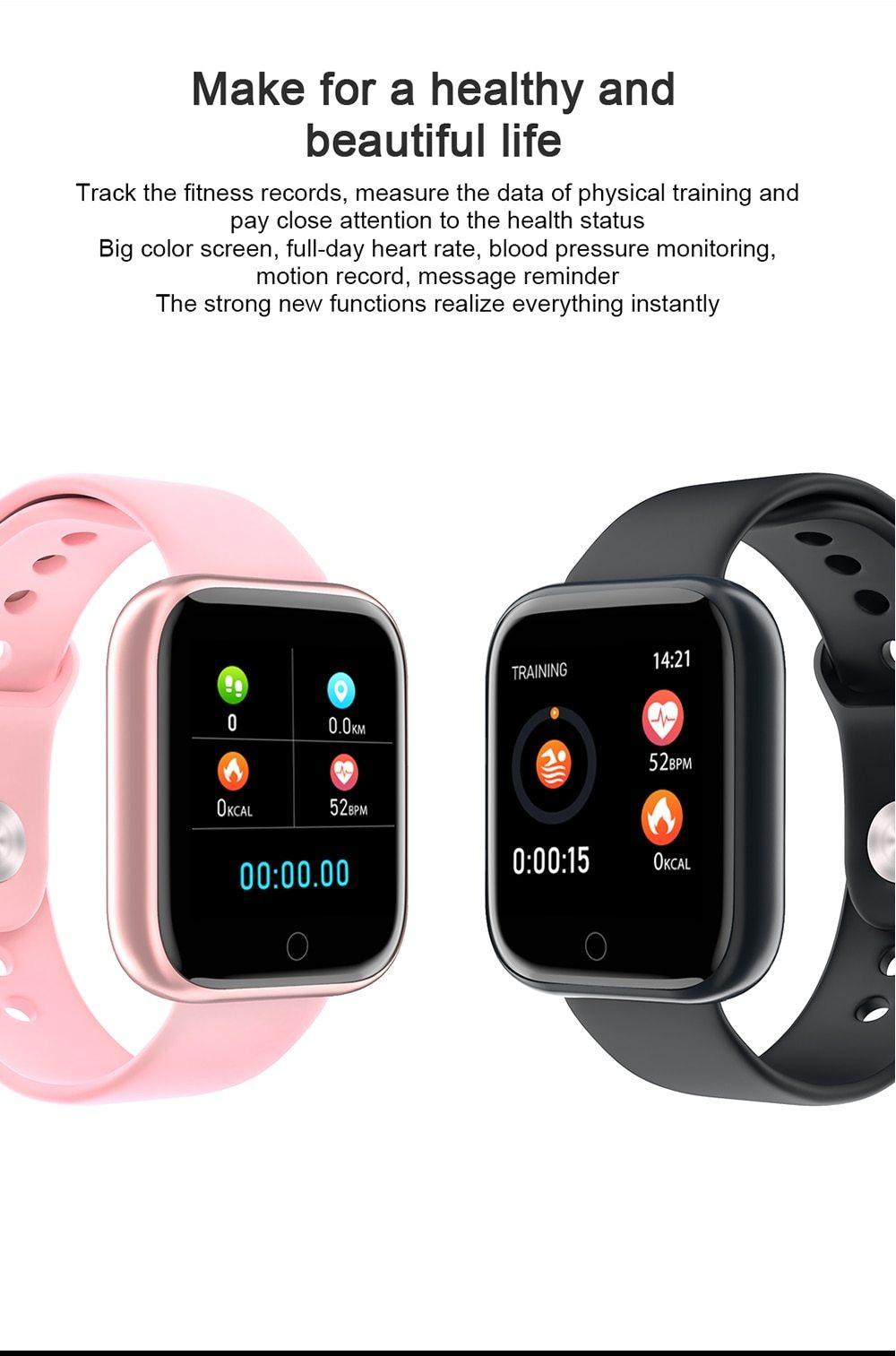 New Women Waterproof Smart Watch With T80/P70 Bluetooth and Heart Rate Monitor Fitness Tracker Luxury New Lady Smartwatch - SJB-DIAMOND ELITES