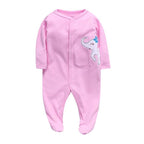 Modern Colorful Baby Boys/Girls Blanket Sleepers Newborn Babies Sleepwear Infant Long Sleeve Romper Jumpsuit for Kids