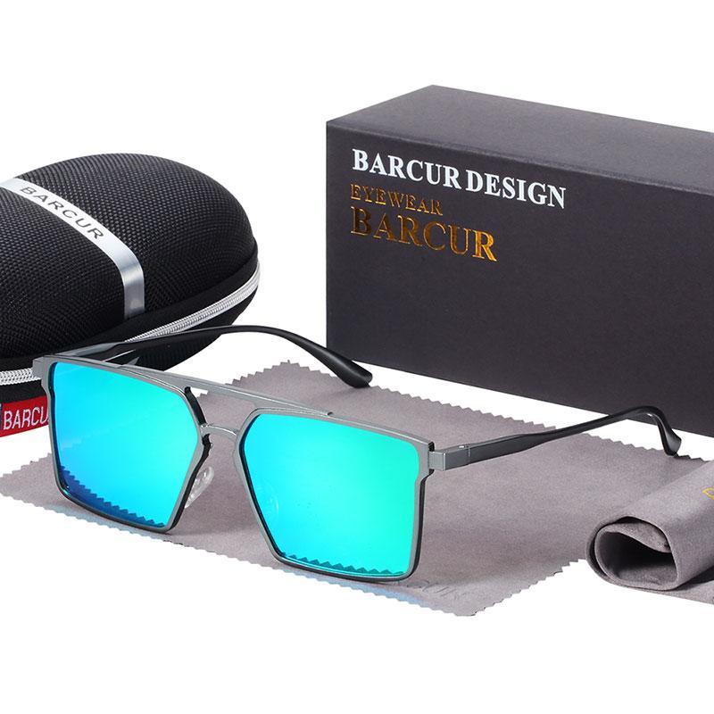The New Luxury Original Minimalist Aluminium Square  Sunglasses Polarized Sun glasses for Women and Men With UV400 Protection - SJB-DIAMOND ELITES
