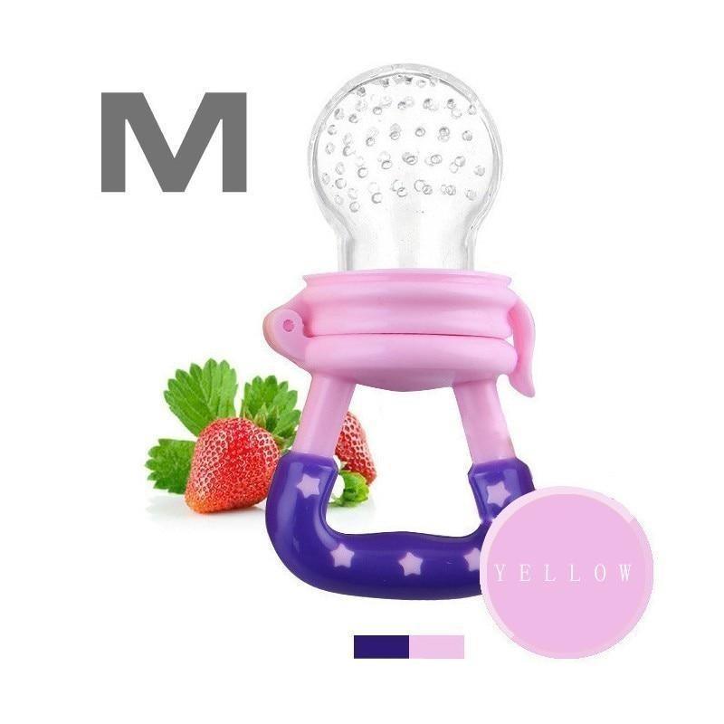 Silicone Baby Pacifier Nipple Soother For Toddler Fruits Feeding Soft Chewable Babies Pacifier Stevvex