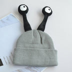 Funny Kids Hats Boys Girls Caps Long Eye Knitted Winter Hats Crochet For Kids In Modern Interesting Design
