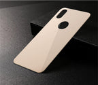 Back 9H Tempered Glass For iPhone 14 Plus 13 12 mini 11 Pro X XR XS Max Rear Screen Protector Protective Film Gold Black White Anti Scratch Edge to Edge Coverage Back Glass for iPhone Stevvex
