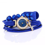 Women watches New luxury Casual Analog Alloy Quartz Watch PU Leather Bracelet Watches Gift For Female and Women