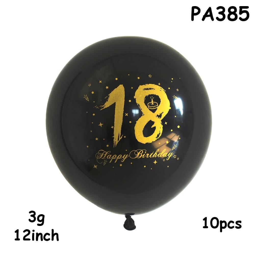 Luxury NEW High Quality Decor Ballons 10/20/30/40pcs Happy Birthday Balloon Latex Ballon Inflatable Birthday Party Decoration Baloons Anniversaire - SJB-DIAMOND ELITES