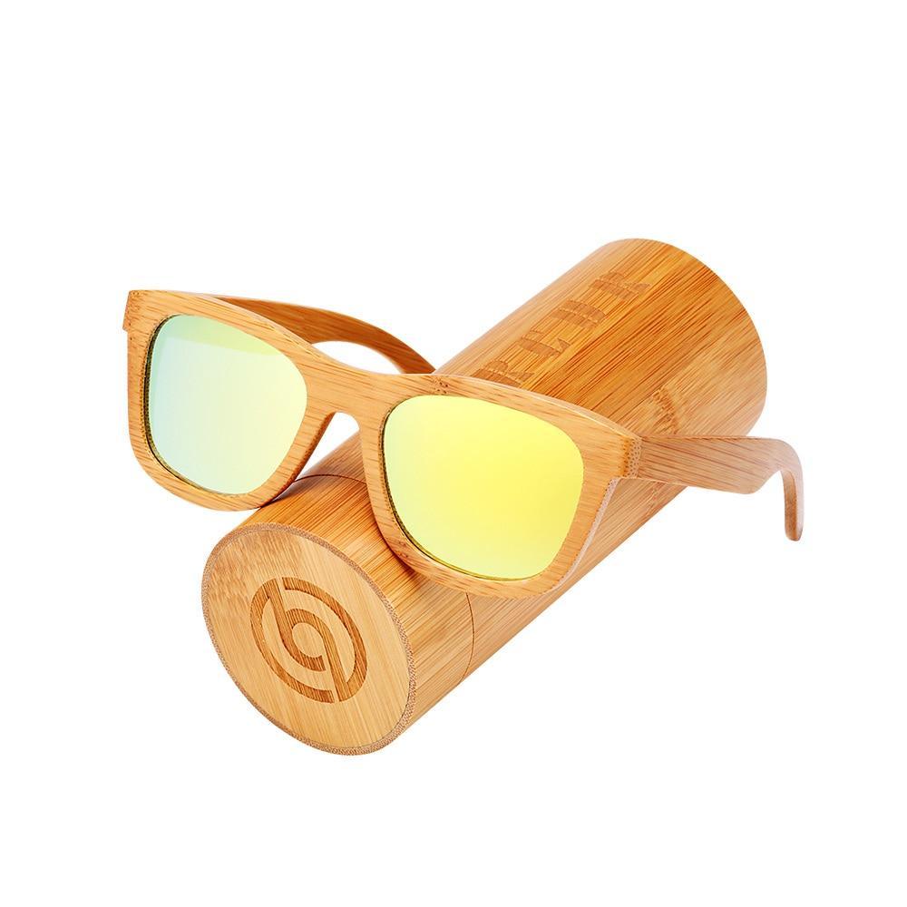 Handmade Bamboo Wood Luxury Retro Men and  Women Polarized Sunglasses Beach Wooden Glasses Oculos de sol With UV400 Protection l - SJB-DIAMOND ELITES