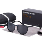 Retro Aluminum Magnesium Men Sunglasses Polarized Vintage Round Sunglasses for Men and Women Eyewear Accessories Oculos de sol Luxury Glasses High Quality metal frame WIth UV400 Protection - SJB-DIAMOND ELITES