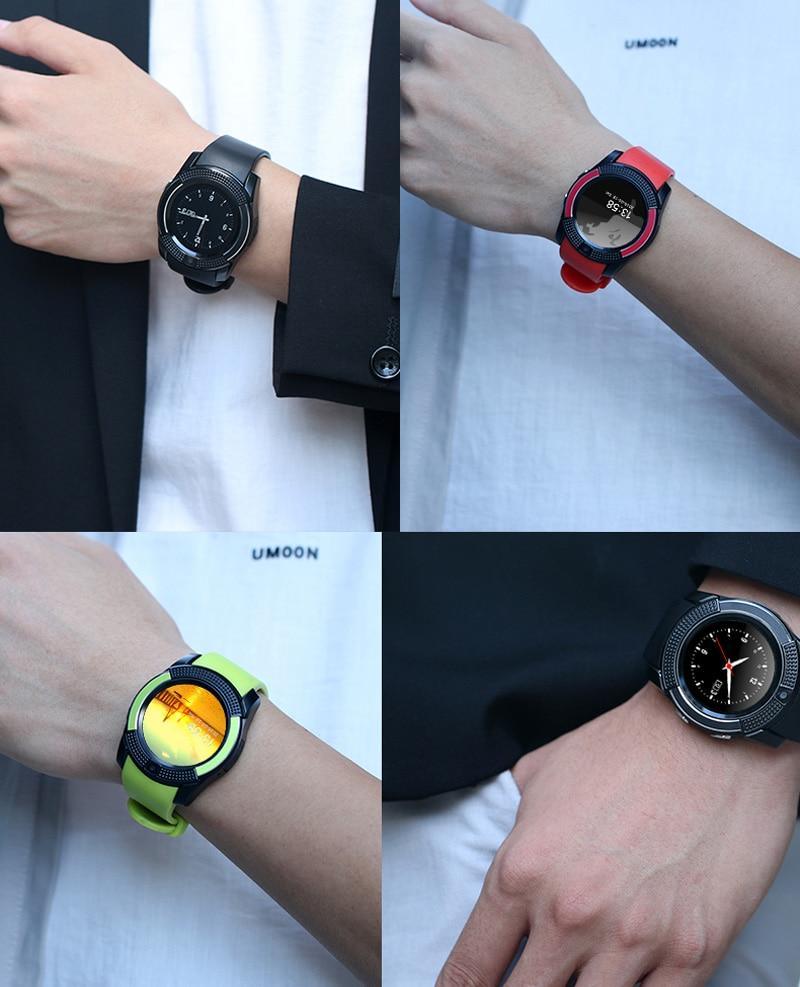 Famous Sport Men Smart Watch WIth SIM card For Android and IOS sistems With Camera Rounded Answer Call Dial Call Smartwatch and  Heart Rate Fitness Tracker - SJB-DIAMOND ELITES