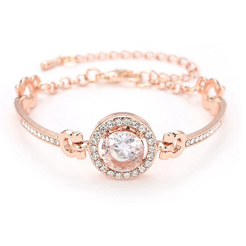 Luxury Diamond Shiny Fashion Luxury Jewelry  Zircon Multi-Layer Bangle Bracelet High Quality Rhinestone Charm Bracelet for Women and Girls - SJB-DIAMOND ELITES