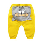 Modern Baby Boys Girls Cartoon Pants Spring High Waist Guard Belly Trousers Print Bottoms In Interesting Style For Girls And Boys