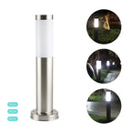 Solar Luxury LED Stainless Steel Lamp For Yard Garden Pathway Doorway Lawn Courtyard Outdoor Luxury Lamp - SJB-DIAMOND ELITES