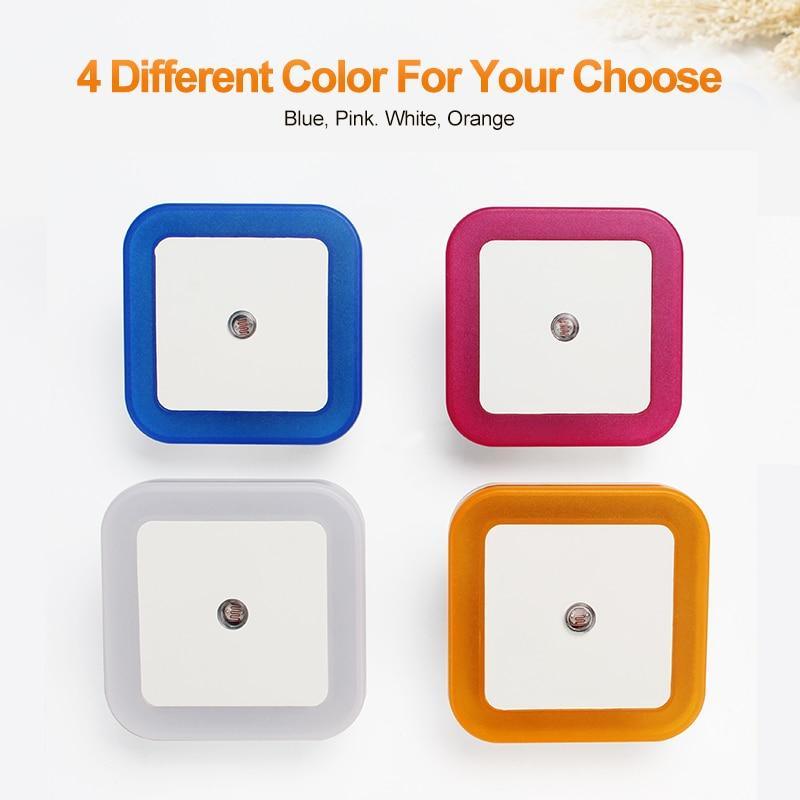 STEVVEX LED Night Light Mini Light Sensor Control  EU US Plug Nightlight Lamp For Children Kids Living Room Bedroom Lighting - SJB-DIAMOND ELITES