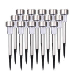 Garden Premium LED Solar Luxury Stainless Steel Lights For Yard Pathway Walkway More Pieces Outdoor - SJB-DIAMOND ELITES