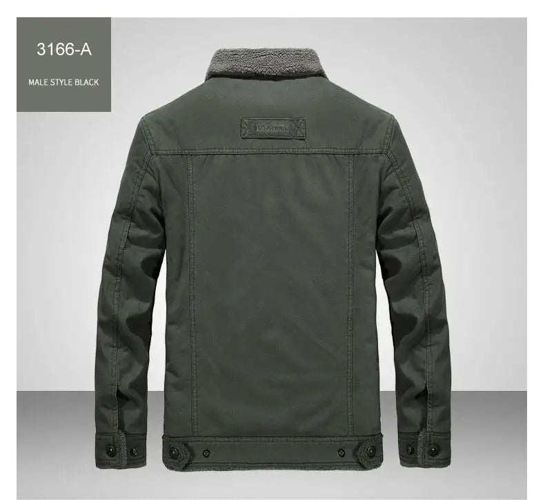 Windbreaker Winter Jacket Men Thick Wool Liner Warm Jackets Male Outdoor Military Mens Coats Chaqueta Hombre Plus Size M-6XL