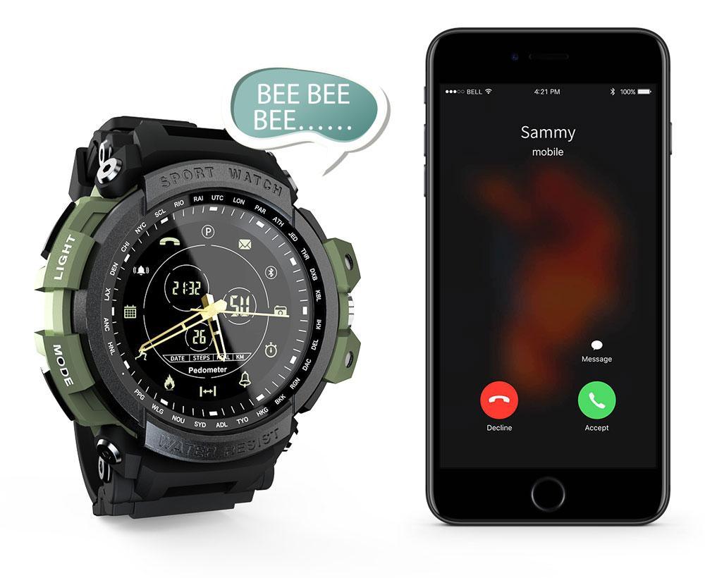 Modern Sport Smart Watch Professional 5ATM Waterproof Bluetooth Call Reminder Digital Smart Watch For ios and Android Sistems - SJB-DIAMOND ELITES