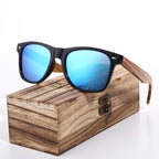 Luxury Handmade Polarized Handmade Bamboo Wood Universal Sunglasses In Zebra Wood Style  Vintage Wooden Frame Male Driving Sun Glasses Shades Gafas With Box and UV400Protection - SJB-DIAMOND ELITES