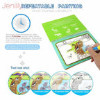 Reusable Magic Water Drawing Book With Pen Coloring Painting Book Drawing Board Juguetes Education Learning Toys for Children - SJB-DIAMOND ELITES