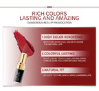 IMAGIC Lipstick Moisturizer Lips Smooth Lip Stick Long Lasting Charming Lip Lipstick Cosmetic Beauty Makeup 12 Colors Lootquake LLC