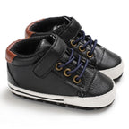 Newborn PU Leather Shoes Winter Fashion Baby Soft Sole Canvas Sneakers 0-12 Months Baby Boy And Girl Stevvex