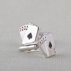 Retro Playing Cards Tie Clip Vintage Elegant Tie Clip Man Clips Unique Business Cufflinks Wedding Tie Clips For Anniversary Business Meeting And Daily Life Stevvex