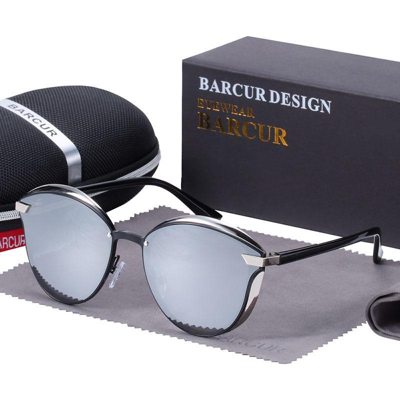 Luxury New Fashion Polarized Women Round Rimeless Popular Retro Classic Sunglasses Ladies lunette de soleil femme - SJB-DIAMOND ELITES