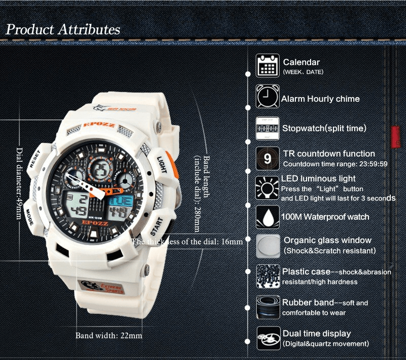 STEVVEX Fashion Luxury G Style Military Men's Sports Digital Watch Male Analog Wristwatch Diver For Men's and Boys - SJB-DIAMOND ELITES