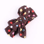 Modern Big Bowknot Headband For Baby Girls Bow hair band dot Cotton turban Head Wrap Hair Accessories