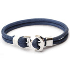 Luxury Modern Handamde Multilayer Anchor Bracelets Charm Survival Rope Chain Fashion Jewelry Bracelet For Men and Women - SJB-DIAMOND ELITES