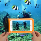 Universal Waterproof Pouch Case Cell Phones Portable Bag Swimming Bags Dry Case Cover For iPhone Under 6.5 inch Large Phone Dry Bag Waterproof Case for iPhone Stevvex