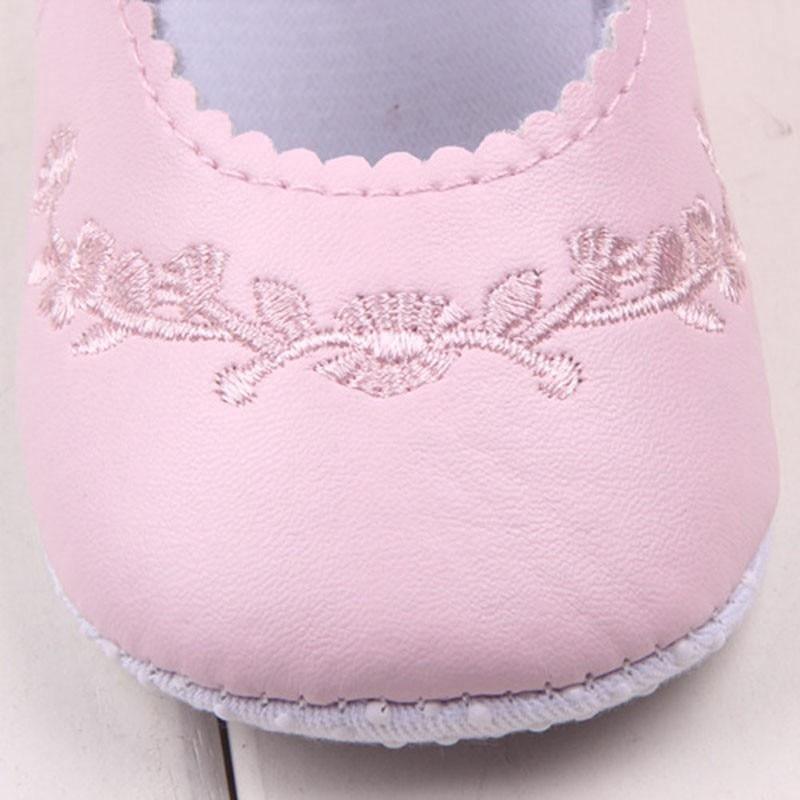Black Soft Newborn Baby Girl Shoes Prewalker First Walkers Lovely Sneakers Infant Kids Girls Princess Shoes Stevvex